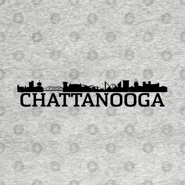 Chattanooga Skyline (for lighter shirts) by SeeScotty